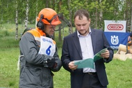 Соревнования вальщиков леса и операторов лесных гидроманипуляторов